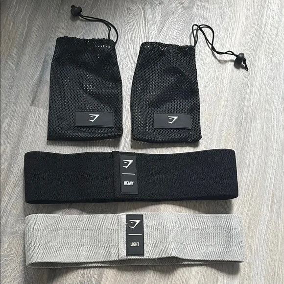 Gymshark Other Gymshark Black And Gray Resistance Bands Set